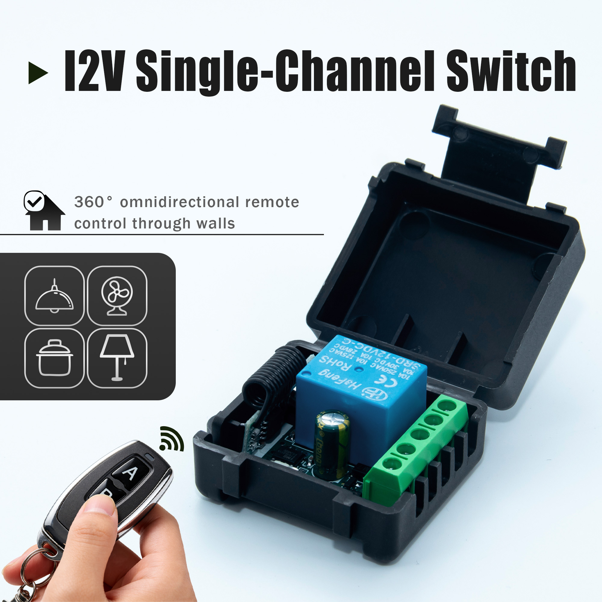 DC 12V 433MHz Wireless Remote  - 433Mhz Receiver Module ulasan dan harga