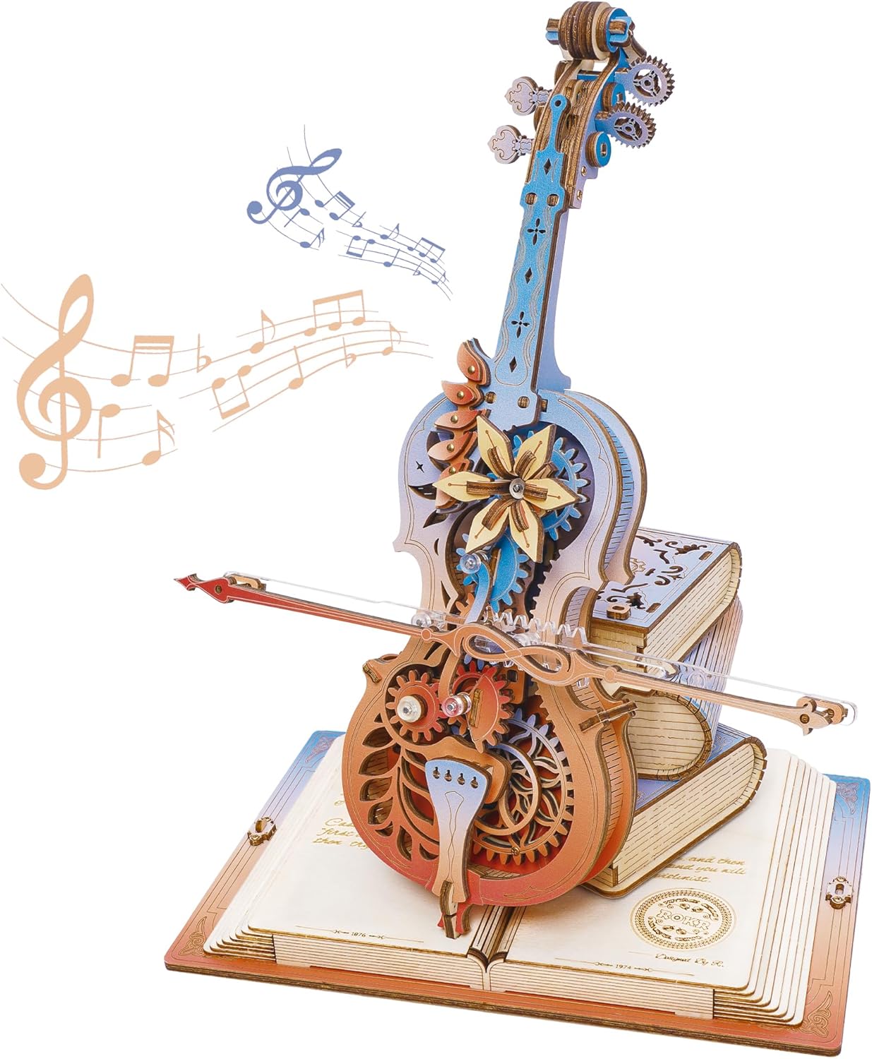 ROKR 3D Magic Cello - 3D Woode - Home Automation Diy ulasan dan harga