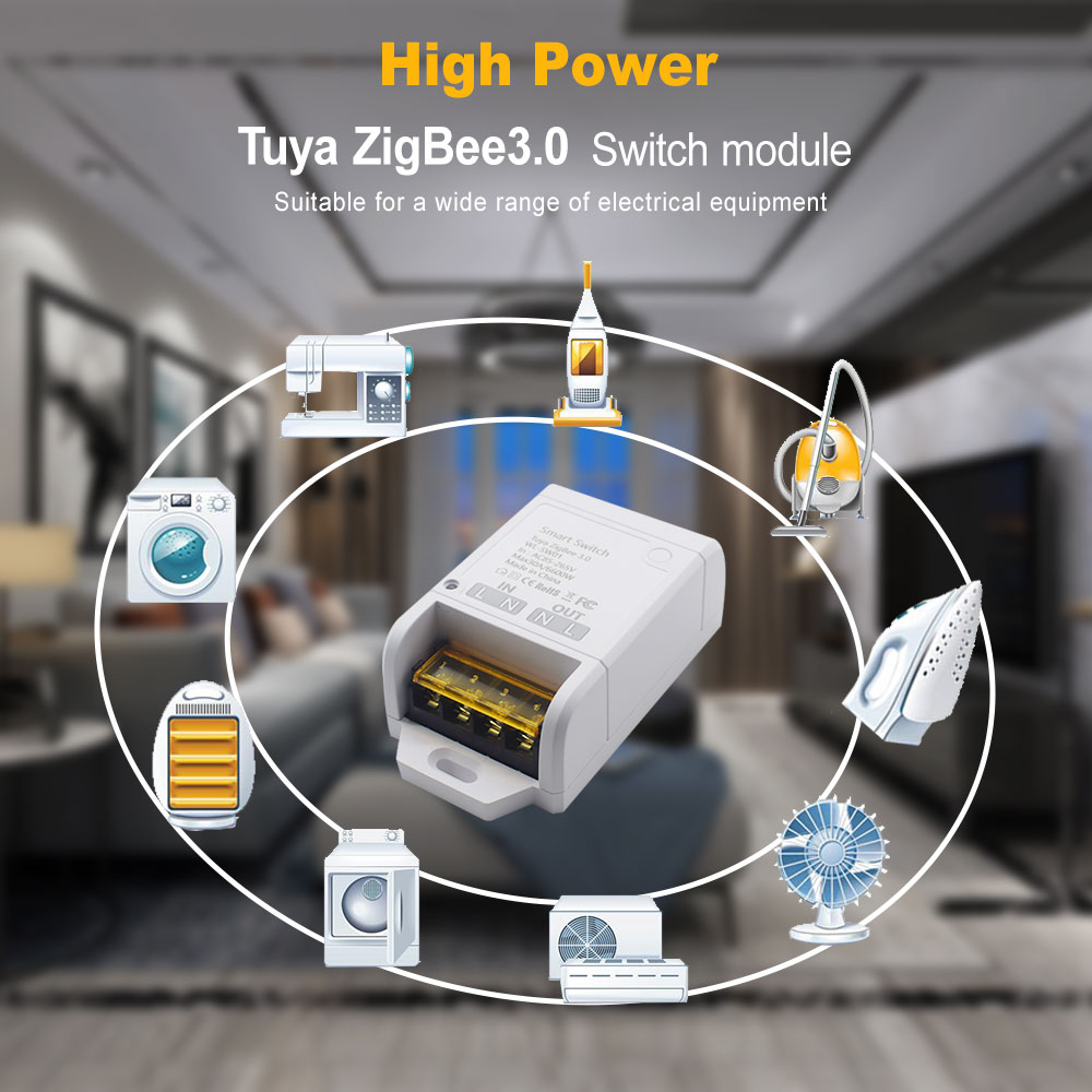 1-10pcs 30A 6600W Zigbee Smart - Home Automation Ideas ulasan dan harga