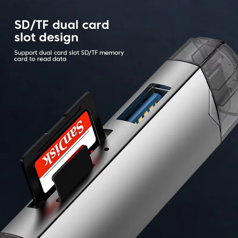 6‑in‑1 USB 3.0 OTG Card Reader - Home Assistant Sd ulasan dan harga