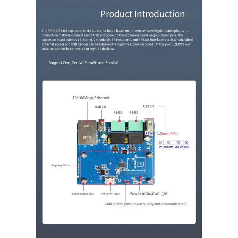 A46U Rpi0-DRS485 Dual RS485 Ex - Pi Zero W Board ulasan dan harga